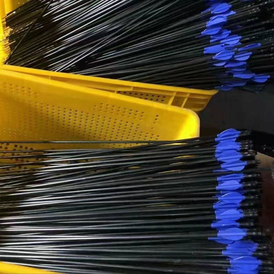 Ten metal arrows